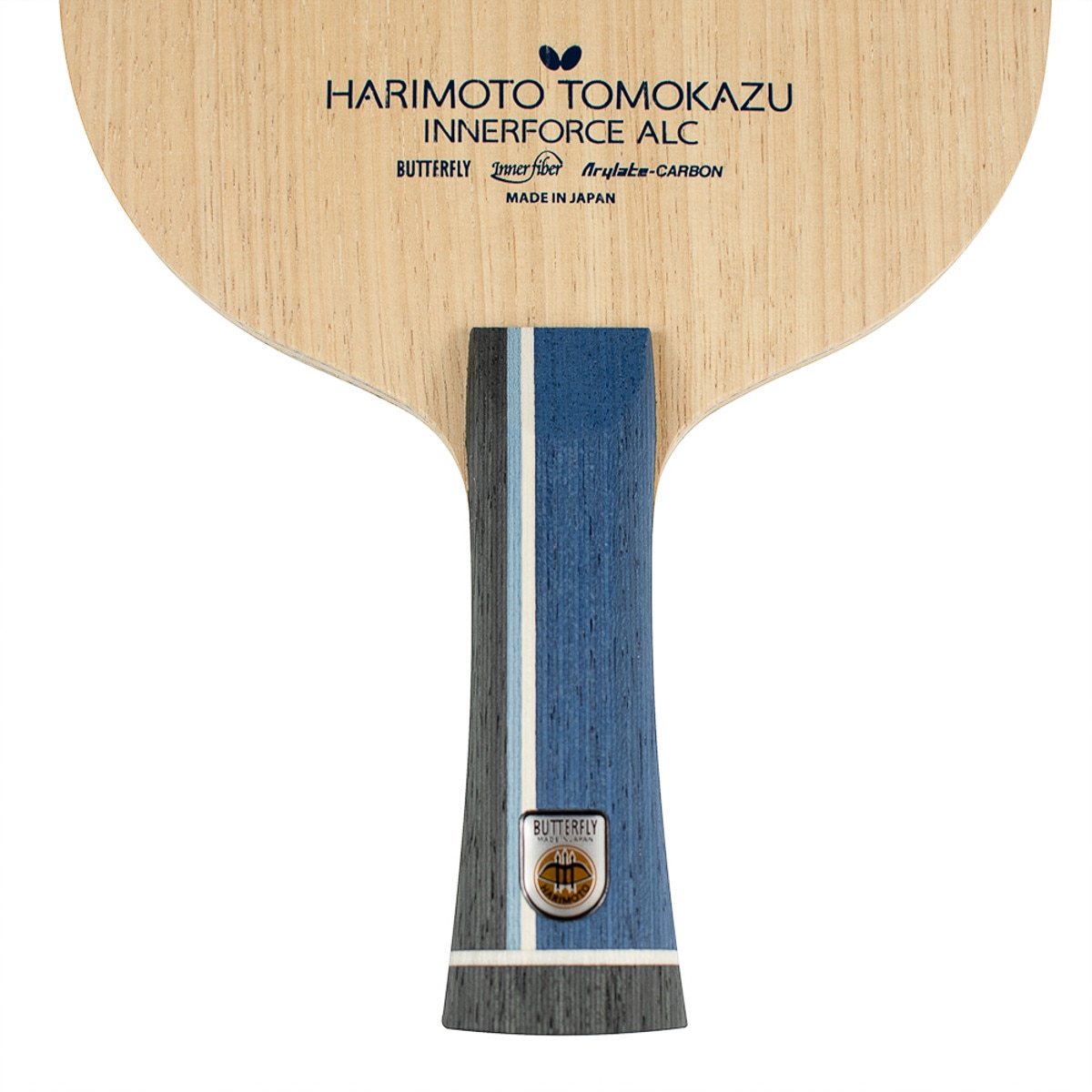 Harimoto Innerforce ALC Blade: Close-up of Flared Blade Handle Type